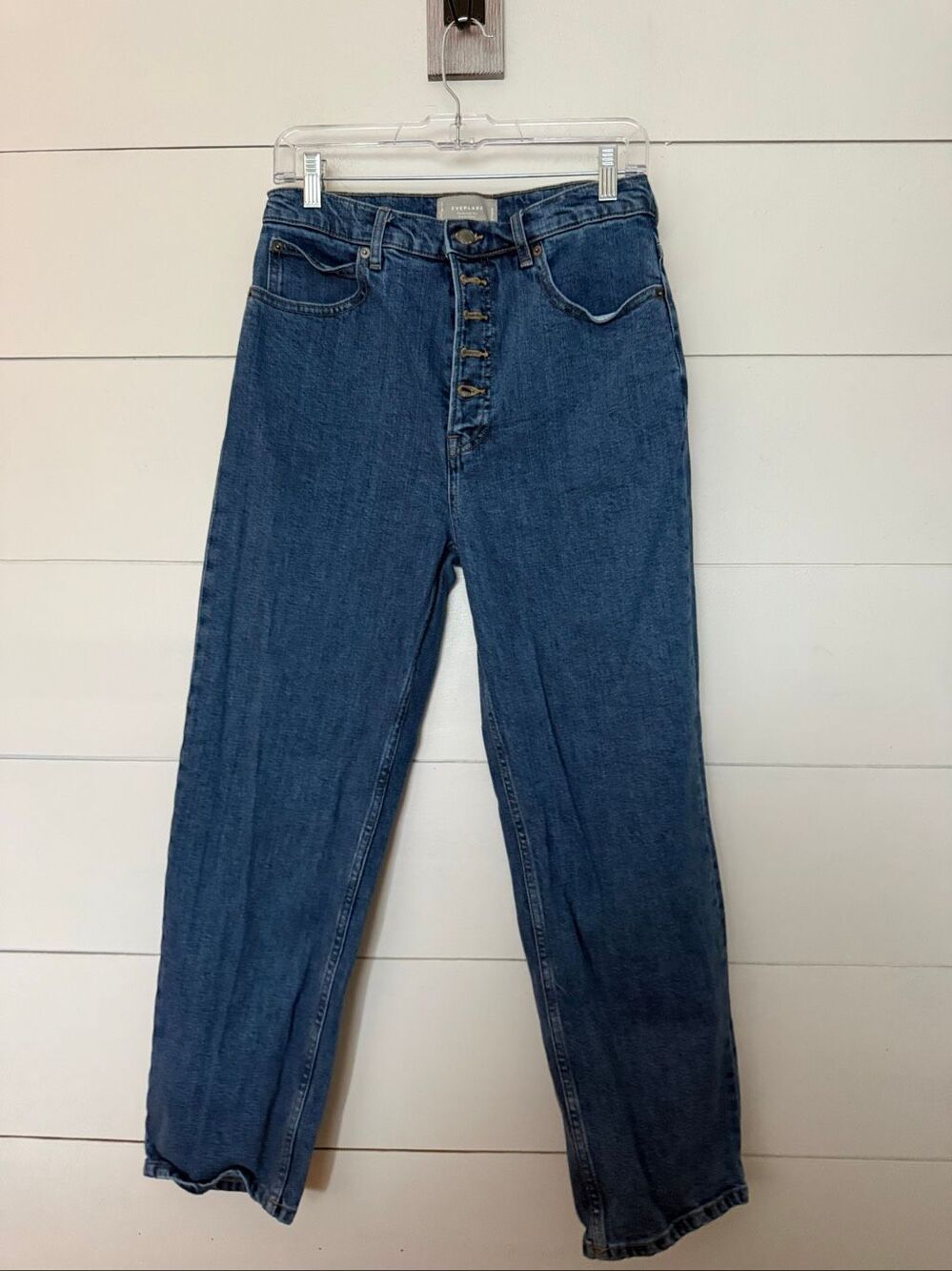Everlane Women’s 29 The Way High Jeans Organic Cotton Button Fly Sustainable